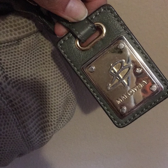 Grey croc crossbody b makowsky - Picture 4 of 6